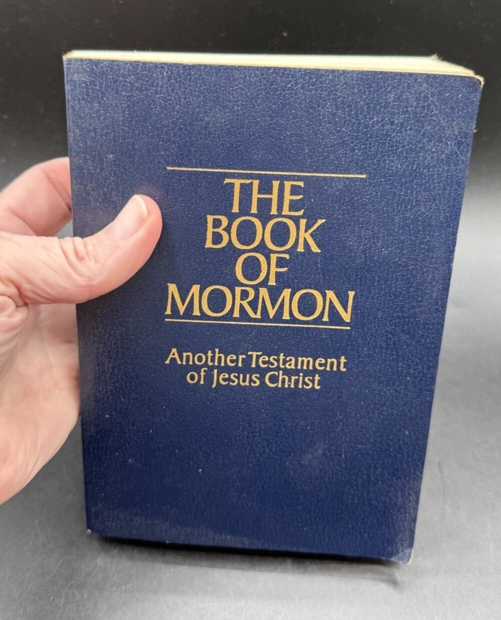 Book Of Mormon 1981 PB With Extra Ephemera Jesus Christ Testament Vintage HBS